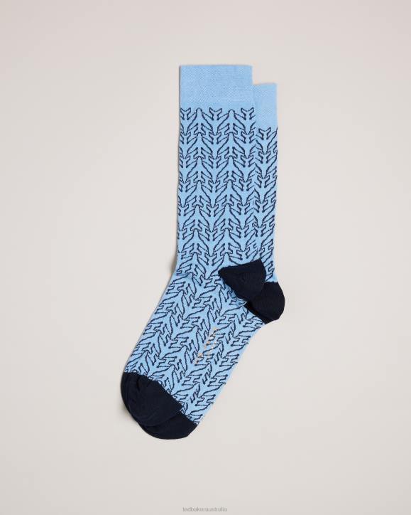 Ted Baker Aerosok Aeroplane Crew Socks Blue Accessories Men TLPL1992