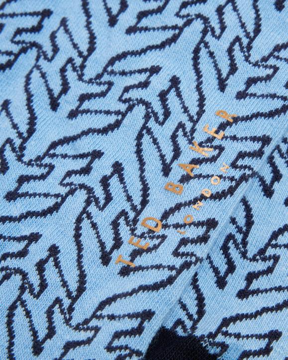 Ted Baker Aerosok Aeroplane Crew Socks Blue Accessories Men TLPL1992