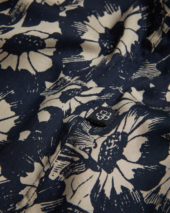 Ted Baker Aibsho Short Sleeve Floral Print Shirt Tan Clothing Men TLPL1529