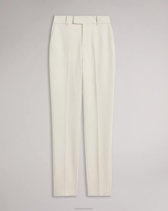 Ted Baker Amberot Straight Leg Flood Length Trousers Natural Clothing Women TLPL233