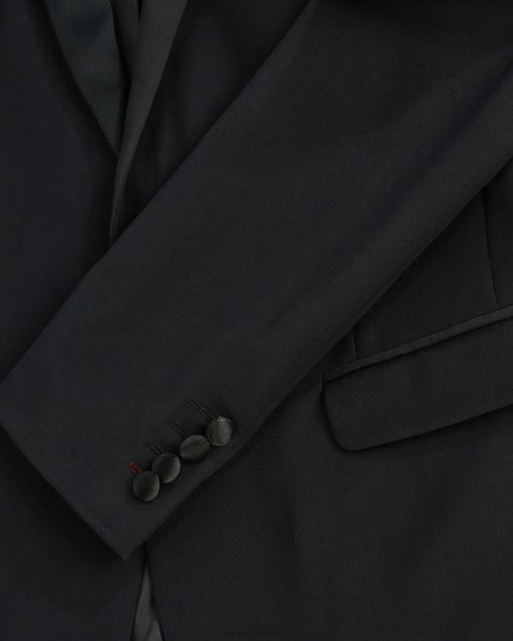Ted Baker Ambjs Slim Fit Tuxedo Suit Jacket Black Clothing Men TLPL1459