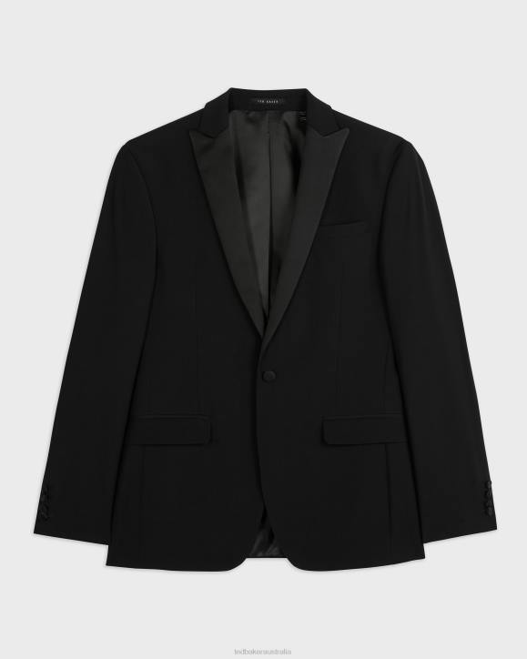 Ted Baker Ambjs Slim Fit Tuxedo Suit Jacket Black Clothing Men TLPL1459