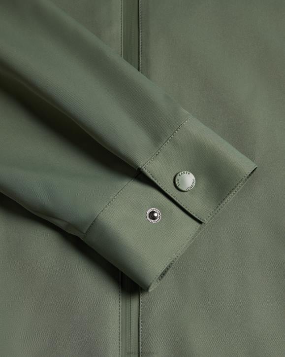 Ted Baker Arzona Nylon Bomber Jacket Khaki Clothing Men TLPL1508