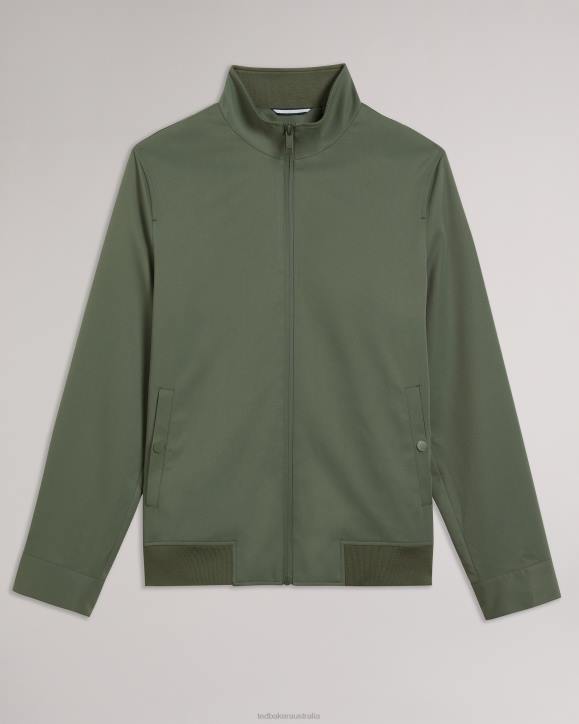 Ted Baker Arzona Nylon Bomber Jacket Khaki Clothing Men TLPL1508
