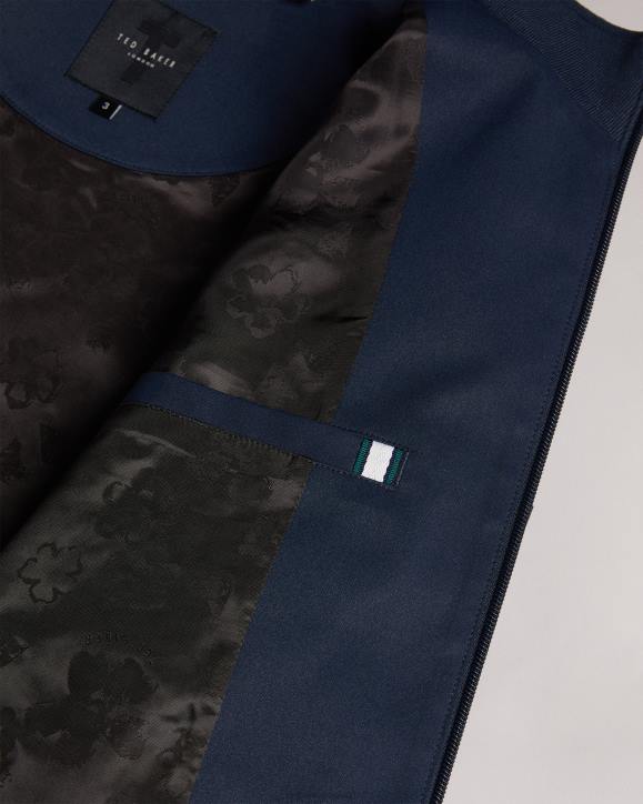 Ted Baker Arzona Nylon Bomber Jacket Navy Clothing Men TLPL1366