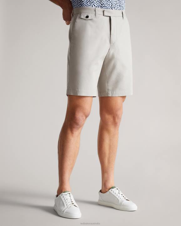 Ted Baker Ashfrd Chino Shorts Light Gray Clothing Men TLPL1343