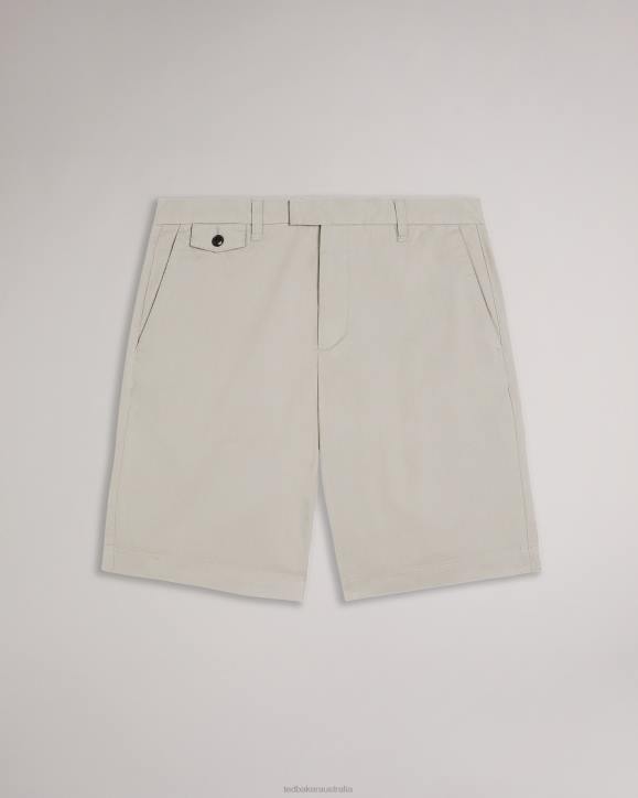 Ted Baker Ashfrd Chino Shorts Light Gray Clothing Men TLPL1343
