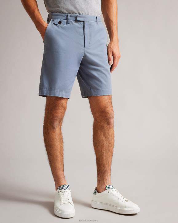 Ted Baker Ashfrd Chino Shorts MID-BLUE Clothing Men TLPL1330