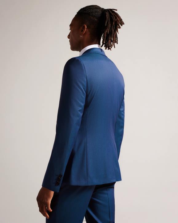 Ted Baker Atlowj Single Breasted Jacket Bright Blue Clothing Men TLPL1214