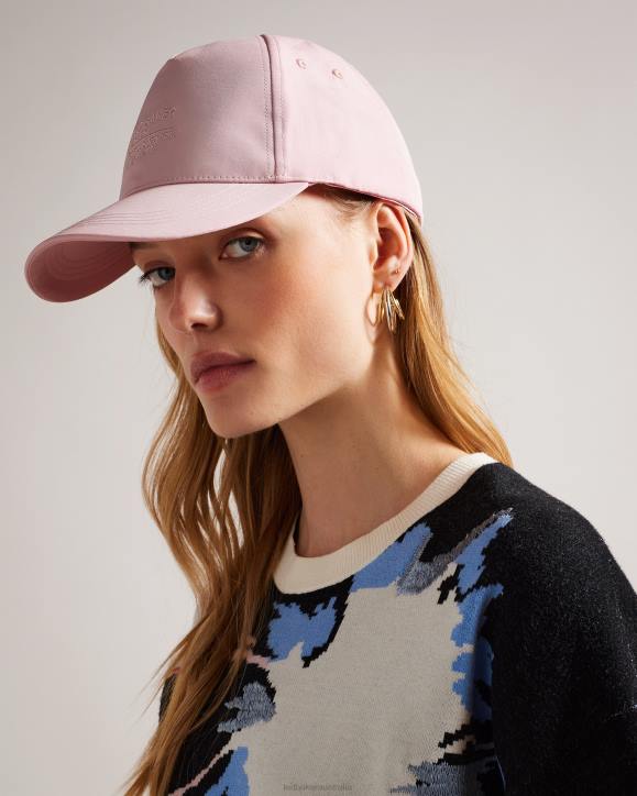 Ted Baker Avvay Branded Cap Light Pink Accessories Women TLPL1017