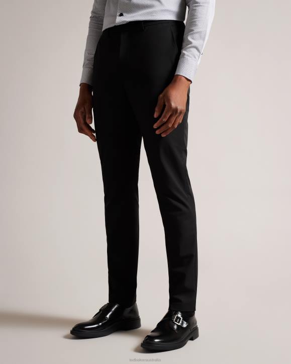 Ted Baker Bayonne Technical Stretch Smart Trousers BLACK Clothing Men TLPL1476