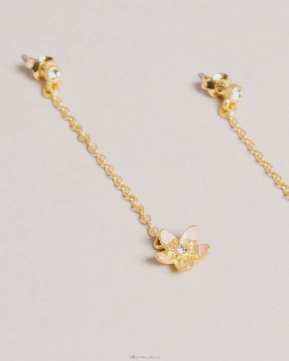 Ted Baker Bayylor Blossom Drop Earrings PL-PINK Jewelry Women TLPL1041