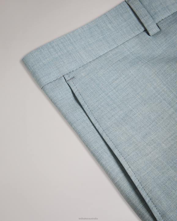 Ted Baker Benonts Wool Blend Suit Trousers Light Gray Clothing Men TLPL1617