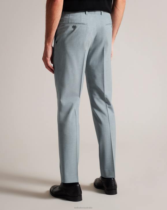 Ted Baker Benonts Wool Blend Suit Trousers Light Gray Clothing Men TLPL1617
