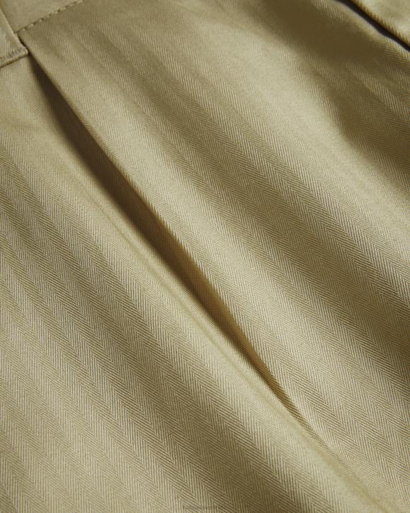 Ted Baker Bossar Regular Fit Herringbone Trousers Natural Clothing Men TLPL1567
