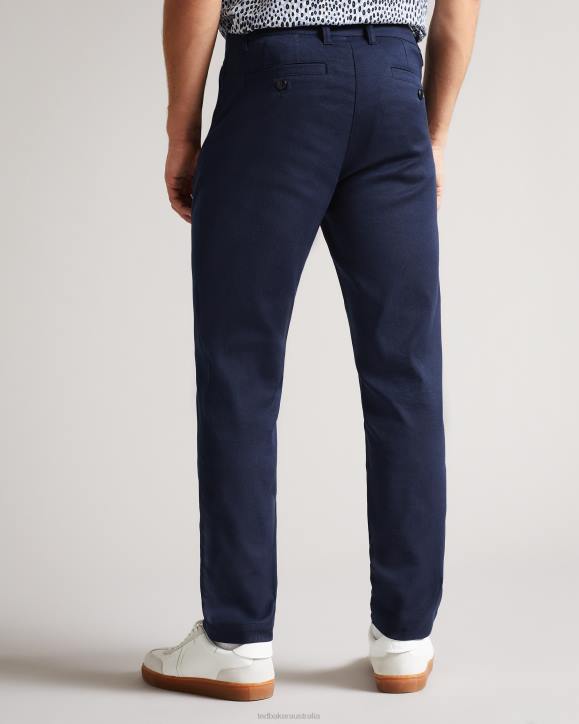 Ted Baker Boxwel Camburn Fit Textured Trs NAVY Clothing Men TLPL1262