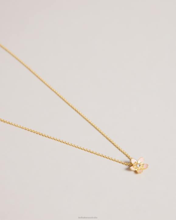 Ted Baker Braddie Blossom Pendant Necklace PL-PINK Jewelry Women TLPL1042