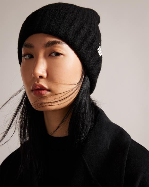 Ted Baker Britny Beanie Hat BLACK Accessories Women TLPL1098