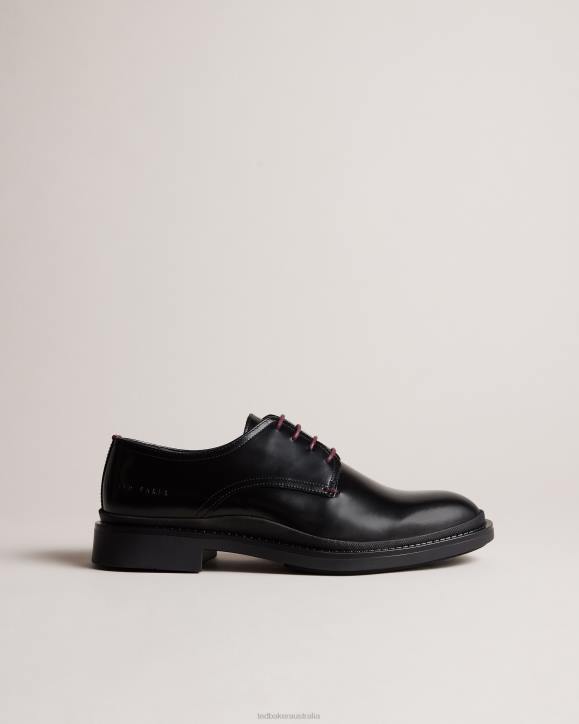 Ted Baker Burnett Leather Derby Shoes Black Shoes Men TLPL1867