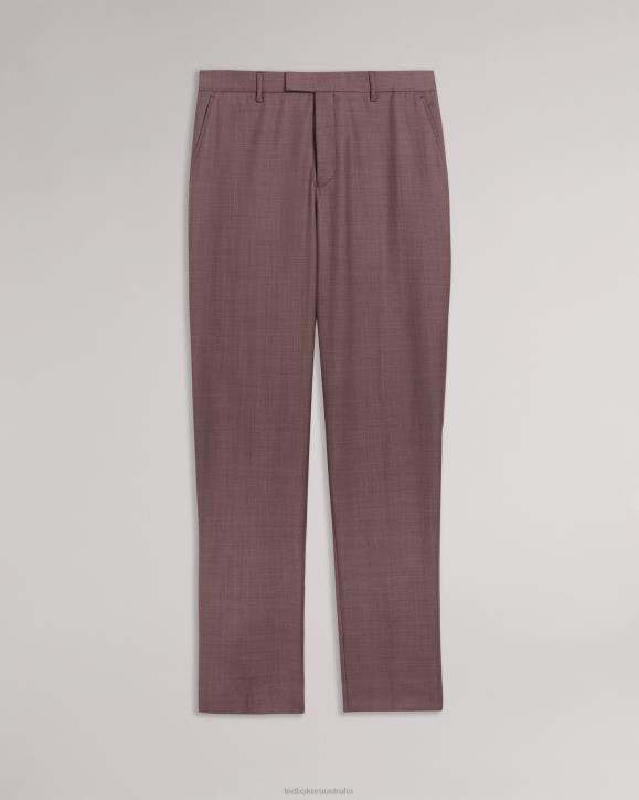 Ted Baker Byront Slim Fit Wool Trousers MID-PINK Clothing Men TLPL1570