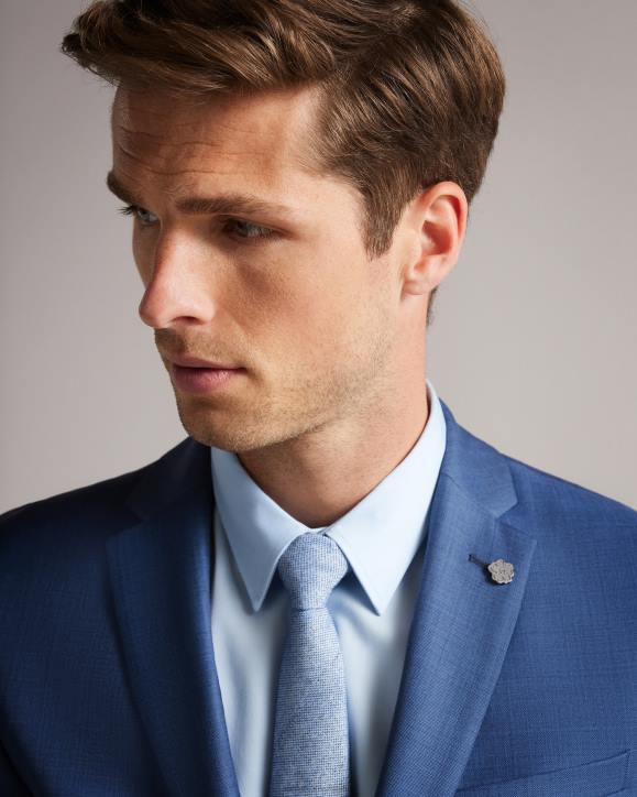 Ted Baker Camdejs Slim Light Blue Suit Jacket Light Blue Clothing Men TLPL1337