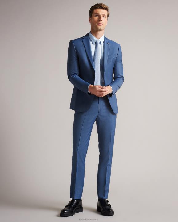 Ted Baker Camdejs Slim Light Blue Suit Jacket Light Blue Clothing Men TLPL1337