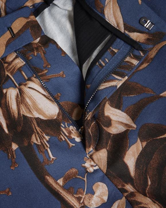 Ted Baker Canriya Botanical Print Shorts Navy Clothing Men TLPL1457