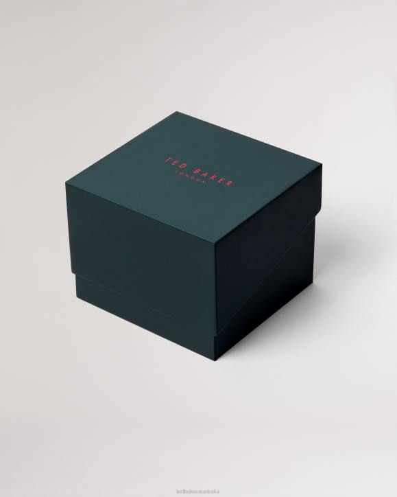 Ted Baker Chessa Crystal Embellished Watch With Vegan Leather Strap Black Accessories Women TLPL1037