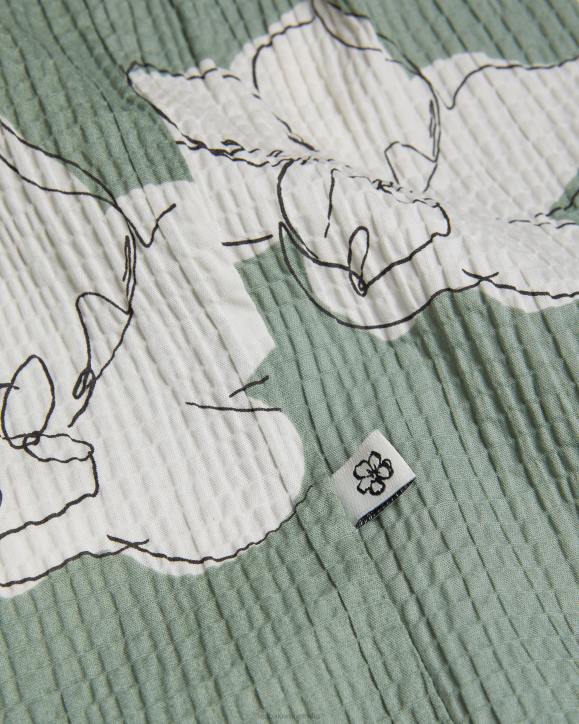 Ted Baker Coving Short Sleeve Large Floral Print Shirt Light Green Clothing Men TLPL1375