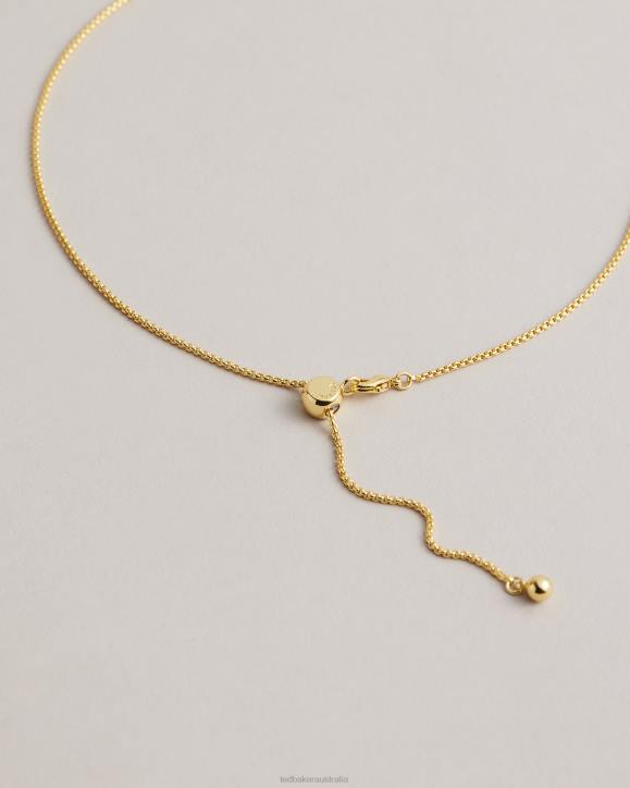 Ted Baker Cresar Calypso Crystal Hoop Pendant Necklace Multicolor Jewelry Women TLPL1143