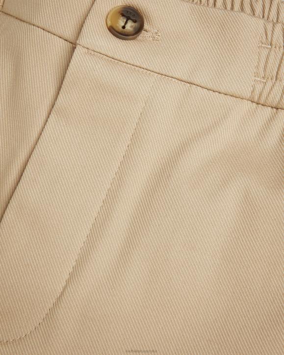 Ted Baker Creswel Elasticated Cotton Shorts Natural Clothing Men TLPL1522
