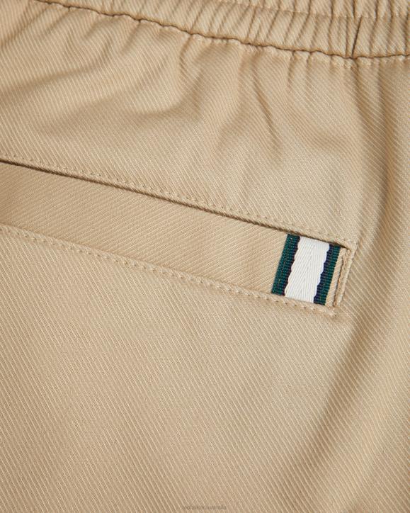 Ted Baker Creswel Elasticated Cotton Shorts Natural Clothing Men TLPL1522
