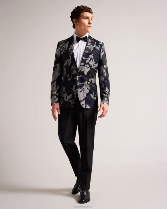 Ted Baker Diegan Single Breasted Evening Jacket Black Clothing Men TLPL1218