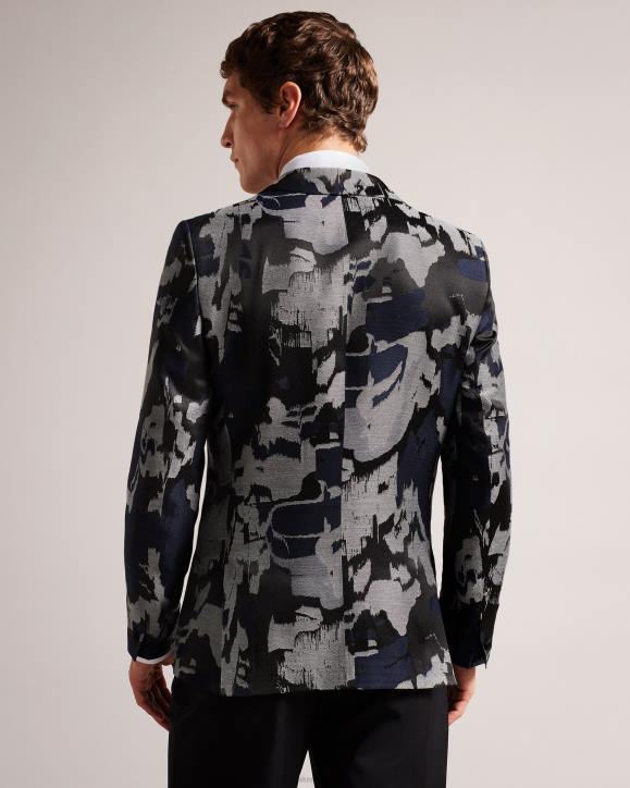 Ted Baker Diegan Single Breasted Evening Jacket Black Clothing Men TLPL1218