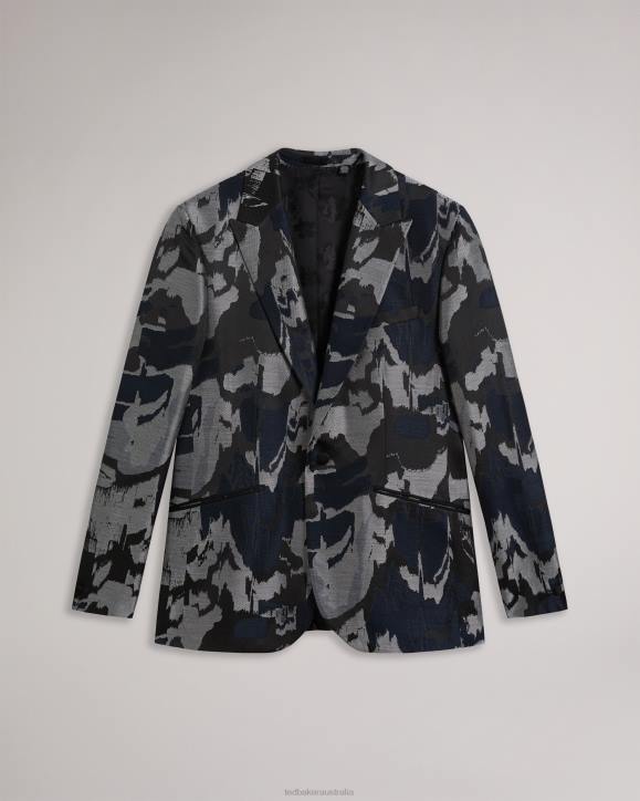 Ted Baker Diegan Single Breasted Evening Jacket Black Clothing Men TLPL1218