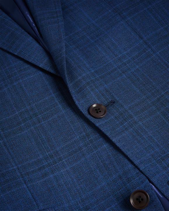 Ted Baker Drydenj Navy Check Suit Jacket Navy Clothing Men TLPL1483
