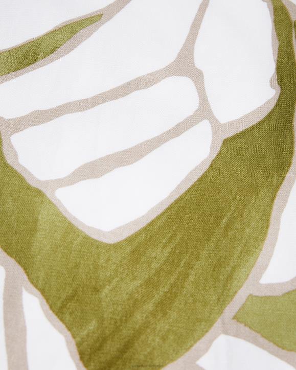 Ted Baker Errew Short Sleeve Abstract Print Shirt Ecru Clothing Men TLPL1549
