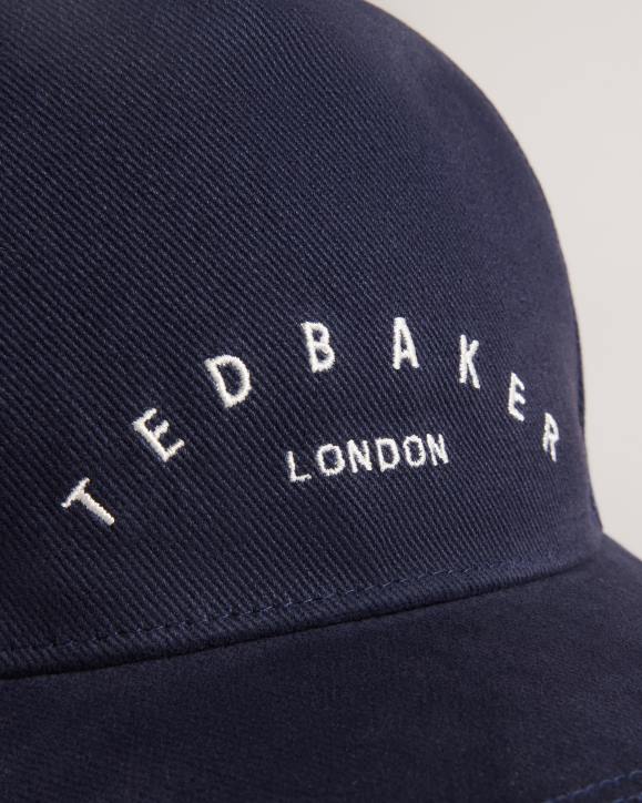 Ted Baker Frreddi Branded Cap Navy Accessories Men TLPL1965