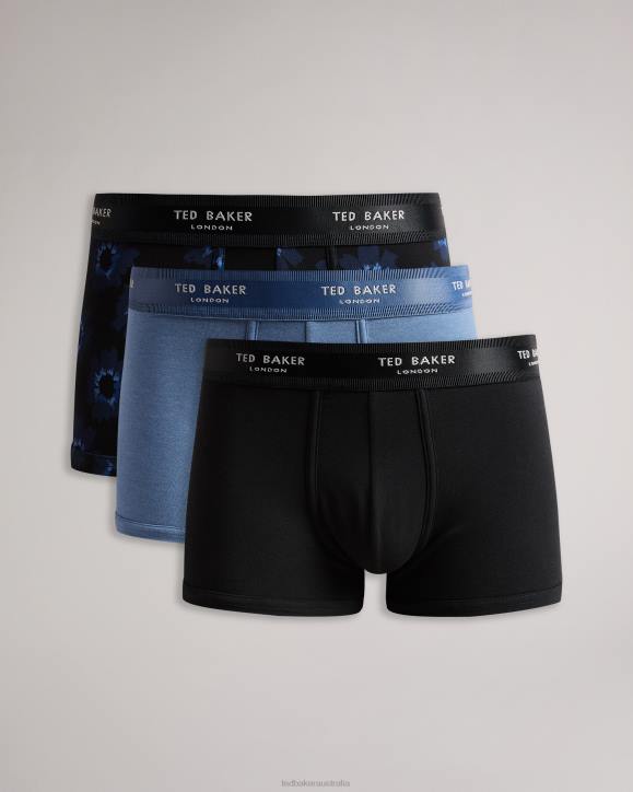 Ted Baker Gaspard 3 Pack Assorted Trunks Assorted Clothing Men TLPL1555