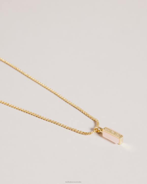 Ted Baker Gianni Gem bar pendant PL-PINK Jewelry Women TLPL1019