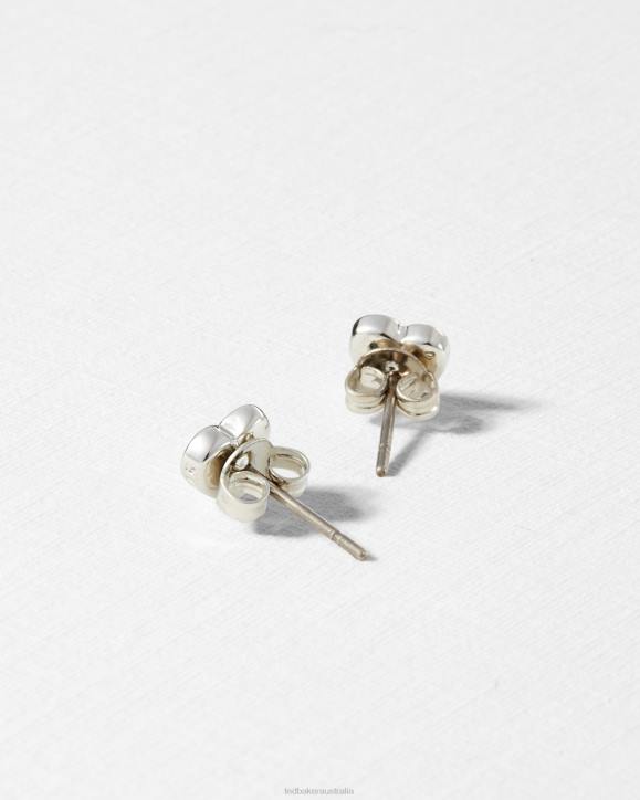 Ted Baker Harly Heart stud earrings Silver Color Jewelry Women TLPL1013