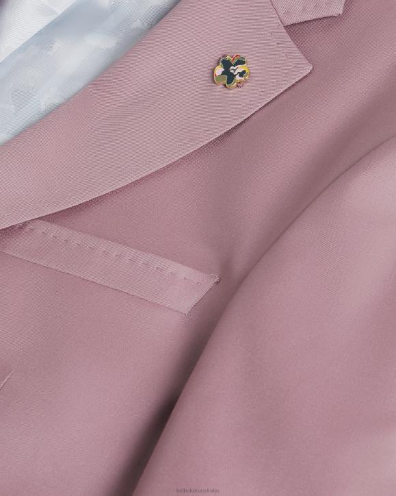 Ted Baker Ignacej Pure Wool Suit Jacket Pink Clothing Men TLPL1440