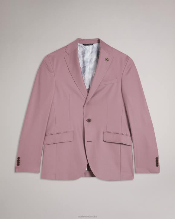 Ted Baker Ignacej Pure Wool Suit Jacket Pink Clothing Men TLPL1440