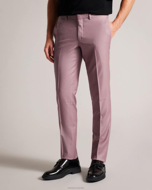 Ted Baker Ignacet Pure Wool Suit Trousers Pink Clothing Men TLPL1552