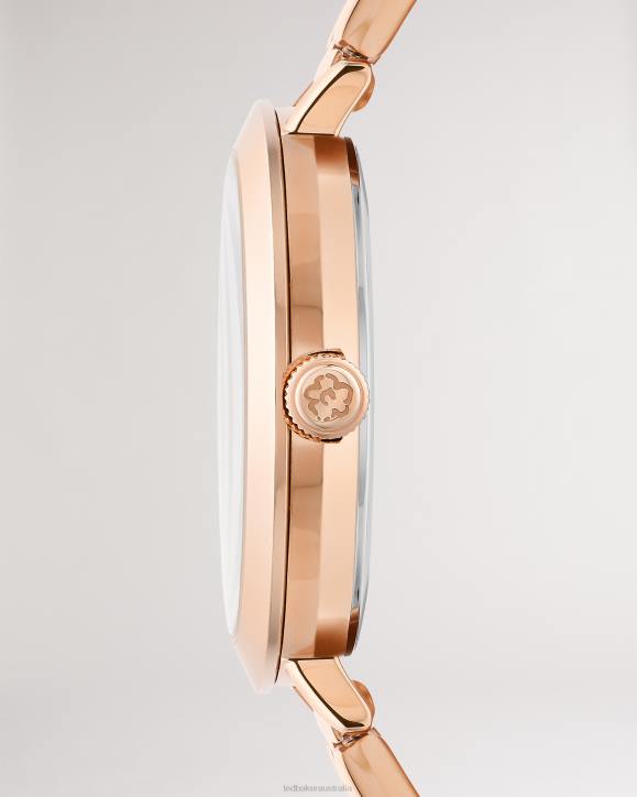 Ted Baker Isidora Floral Dial Stainless Steel Bracelet Watch Rosegold Color Accessories Women TLPL1025
