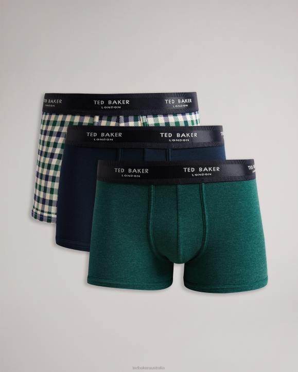 Ted Baker Ismael 3 Pack Assorted Trunks Assorted Clothing Men TLPL1345