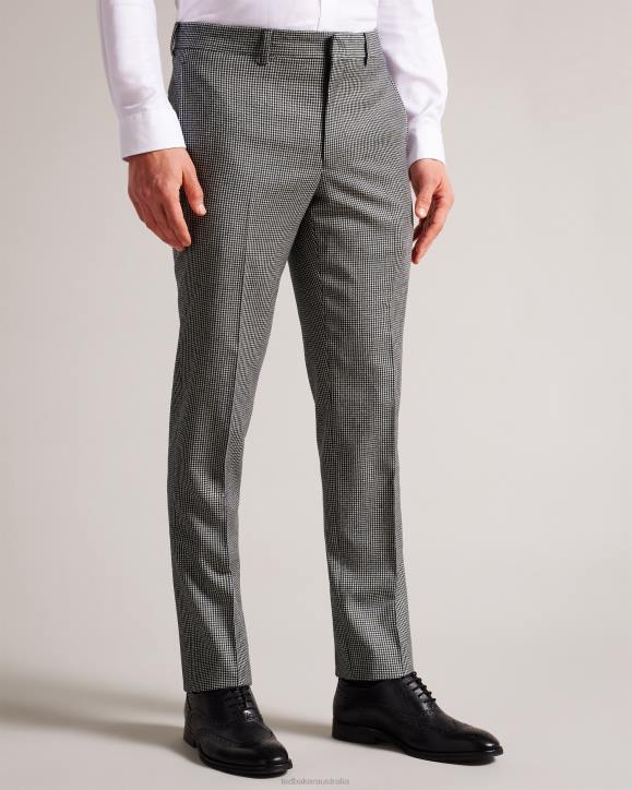 Ted Baker Jvct MONO CHECK SUIT TROUSER Black Clothing Men TLPL1588