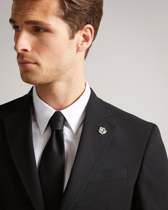 Ted Baker Jvjktbl Slim Fit Suit Jacket BLACK Clothing Men TLPL1386