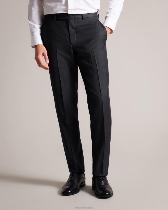 Ted Baker Jvtrsbl Slim Fit Suit Trousers Gray Clothing Men TLPL1495