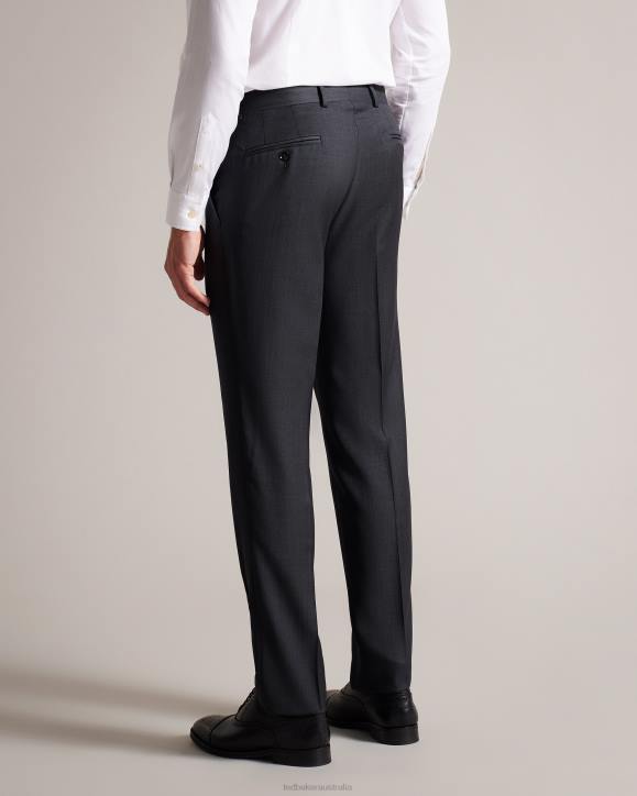 Ted Baker Jvtrsbl Slim Fit Suit Trousers Gray Clothing Men TLPL1495